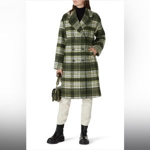NVLT Oversized Plaid Wool Coat XS